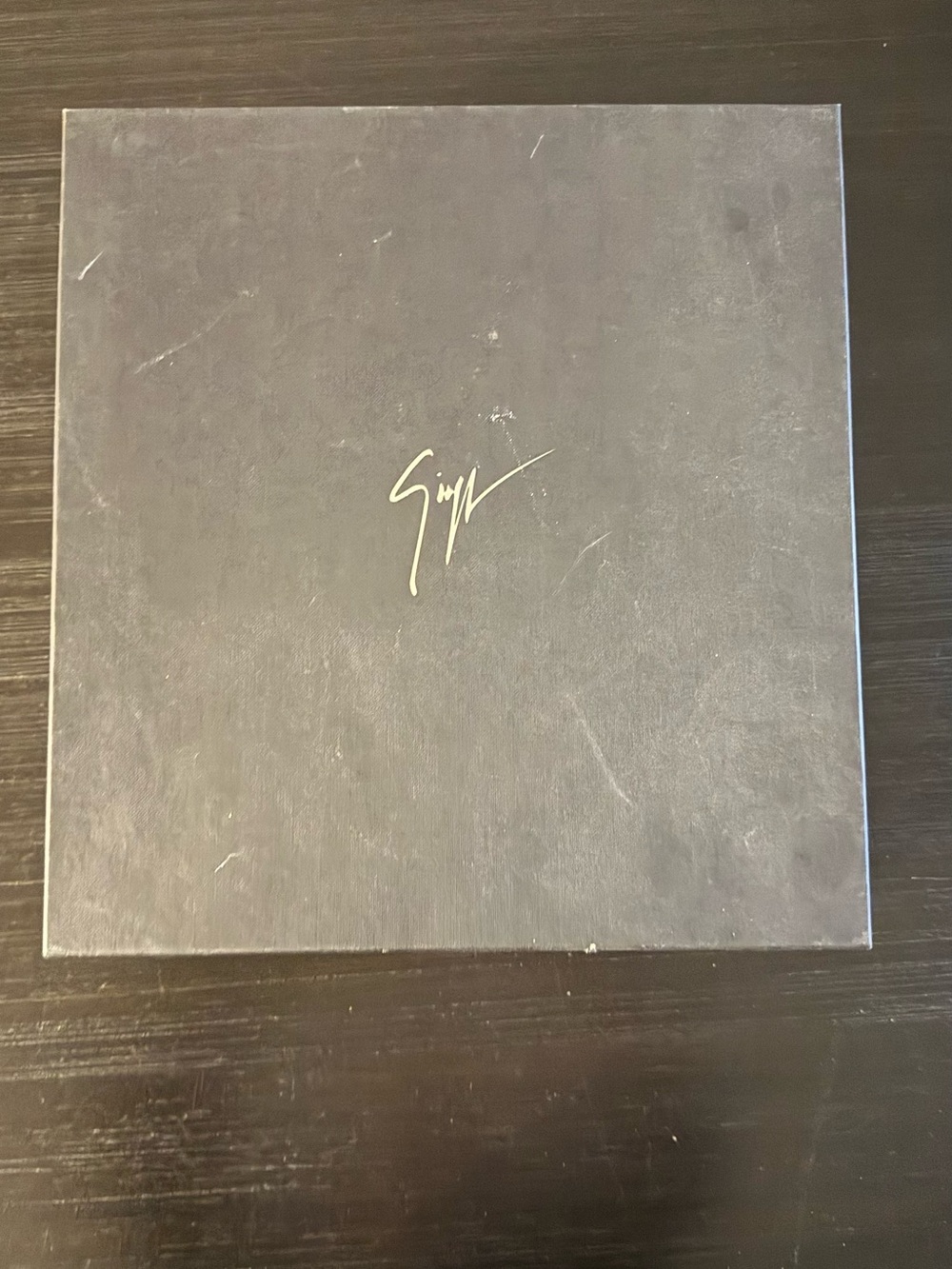 Giuseppe Zanotti Black Box with Silver Signature